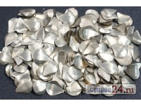 Чешуйки CR153 Ракушка глухая, 8,5 х 7 мм., никель, 100 шт.